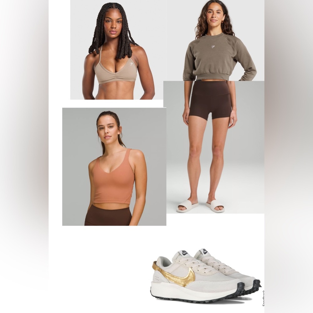 Latte inspired Lululemon Gymshark workout shop my store now ☕️